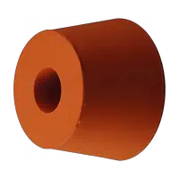 Tapones Cónicos Huecos de Hule Silicón
