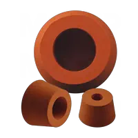 Tapones Cónicos Huecos de Hule Silicón