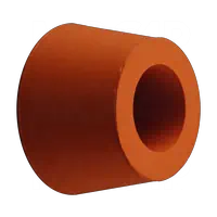 Tapones Cónicos Huecos de Hule Silicón