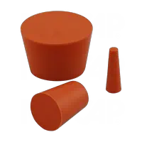 Tapones Cónicos de Hule Silicón