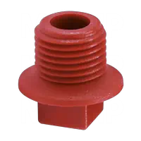 Tapones con Cabeza Cuadrada y Pestaña para Rosca NPT