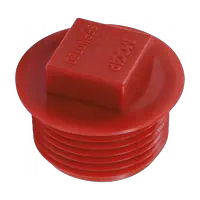 Tapones de cabeza cuadrada y pestaña para roscas NPT