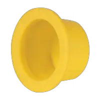 Tapones con pestaña en Pared Gruesa